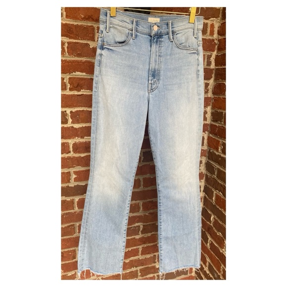 NWOT Anthropologie MOTHER The Hustler Ankle Fray In When In Rome  Size 27 - Picture 6 of 16